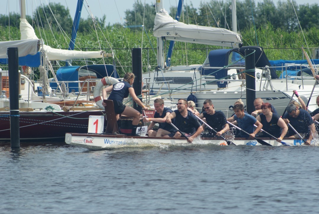 Das zweite Rennen Drachenboot Greifswald